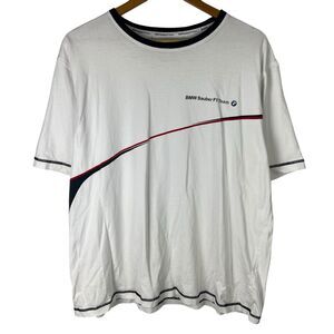 BMW Mens Sz 2XL Shirt Sauber Team F1 Racing Auto Moto Formula 1 Logo Y2K